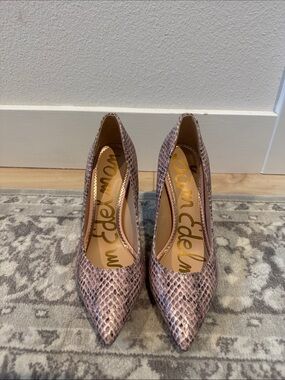 Sam Edelman Snake Design Pointed Toe Heels
